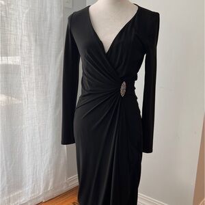 Elegant black jersey Lauren, by Ralph Lauren Gown